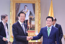 รมว.เกษตรและกิจการชนบท สาธารณรัฐประชาชนจีน เข้าเยี่ยมคารวะ “จุรินทร์”