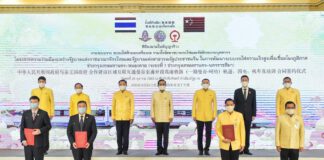 นายกฯเป็นประธานพิธีลงนามในสัญญาจ้างงานโครงการรถไฟความเร็วสูงไทย-จีน