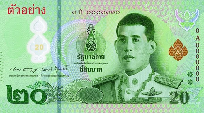 เริ่มใช้แล้ว! ธนบัตร 20 บาท แบบพอลิเมอร์ พร้อม 8 จุดสังเกตโดย “สัมผัส ยกส่อง พลิกเอียง”