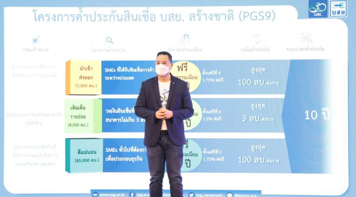 บสย. ลุยค้ำกลุ่มส่งออก-โลจิสติกส์ พร้อมเร่งศึกษาประเมินคุณภาพสินเชื่อ (Credit Scoring)