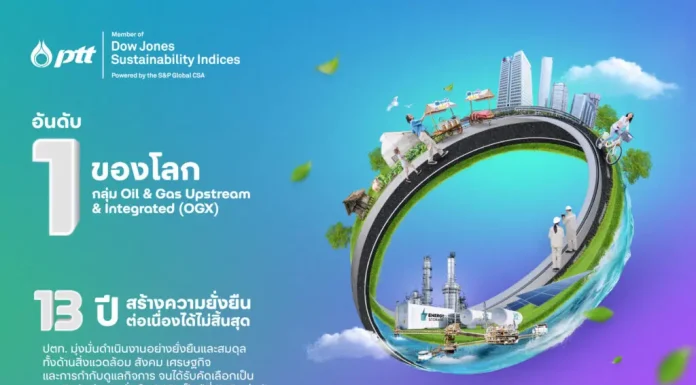 ปตท. คว้าอันดับ 1 ของโลก ด้านการประเมินด้านความยั่งยืนจาก S&P Global